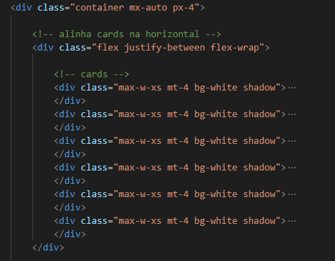 alinha-cards-em-grid